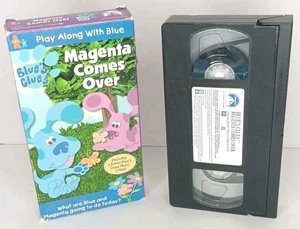 VTG VHS Blue's Clues - Magenta Comes Over - Nick Jr Nickelodeon 2000 - Imagen 1 de 9