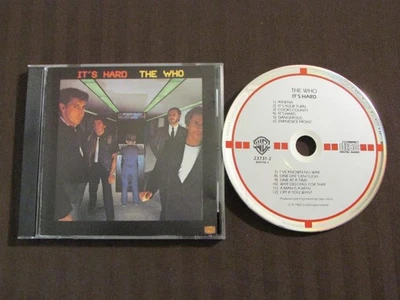 The Who It's Hard West German Target CD Warner Bros 23731-2 Eminence Front OOP Foto 1 de 4