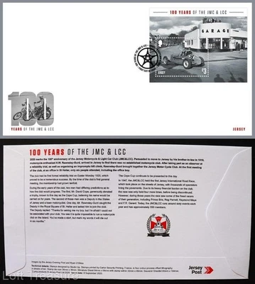 Jersey Stamps "100 Years JMC & LCC" First Day Cover £3 Miniature Sheet 2020 - Image 1 of 3