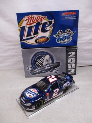 2003 Action Rusty Wallace Miller Lite 600th Consecutive Start 1/24 - Image 1 of 3