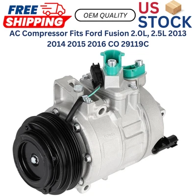 Компрессор переменного тока подходит для Ford Fusion 2,0 л, 2,5 л 2013 2014 2015 2016 CO 29119C - Изображение 1 из 4