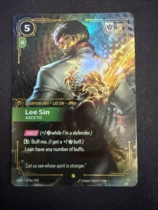 Lee Sin (078a/298) Riftbound TCG - Picture 1 of 2