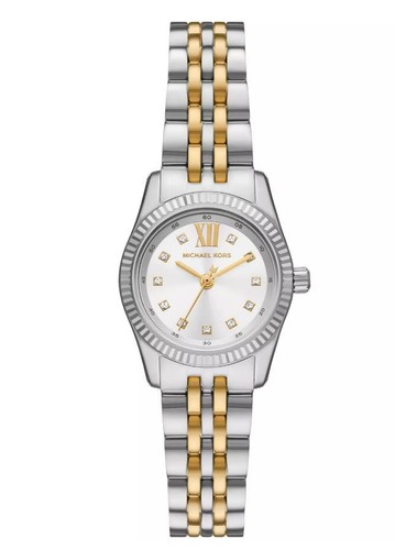 Orologio da polso donna MICHAEL KORS LEXINGTON MK4740 acciaio inox bianco dorato