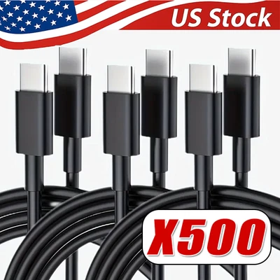 USB-C to USB C Type-C Fast Charging Data SYNC Charger Cable Cord 3/6/10FT lot - Image 1 of 4