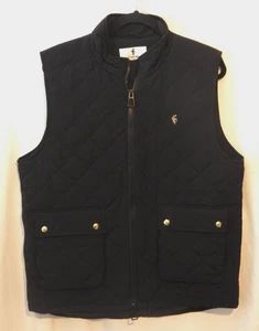 Fathers Sons Clothing Size Large Black Padded Vest front pockets  NWOT - Picture 1 of 6