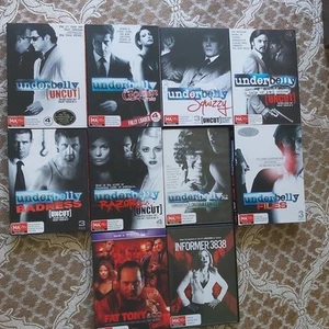 Underbelly - DVD Bundle x 10 (Inc. Fat Tony) - Australian - Crime - Reg 4 - VGC - Picture 1 of 21