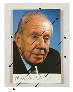SIR MALCOLM ARNOLD AUTOGRAMM / SIGNATUR FARBPOSTKARTE TOP ZUSTAND - Bild 1 von 2
