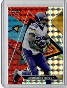 2024 Topps Composite Finest Adrian Peterson Rare Parallel Red Geometric 4/5 SSP - Picture 1 of 2