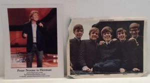 SELTENES SET* PETER NOONE Autogramm Pic & Hermans Hermits Magazin Pic SAMMLERSTÜCK - Bild 1 von 6