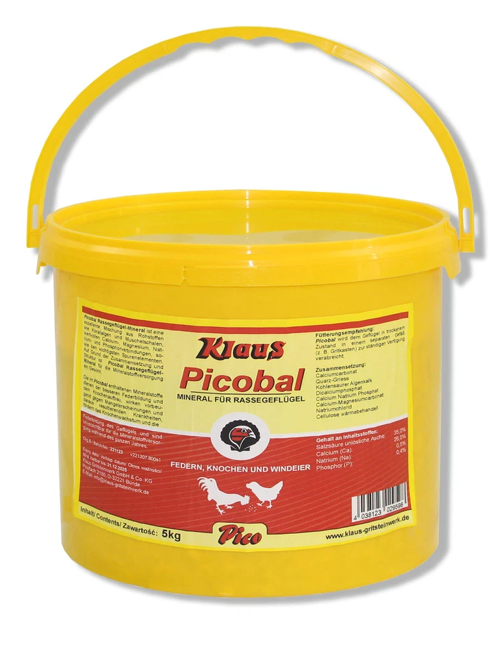 Klaus Picobal für Rassegeflügel (5kg - 20kg) - Bild 1 von 1