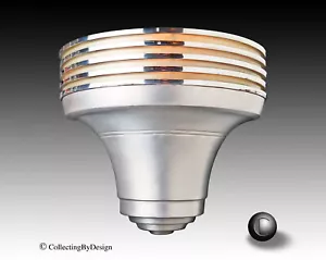 Art Metal Co. "Louvrelite" Streamline Art Deco Theatre Sconce c.1937 (2 Avail.) - Picture 1 of 8