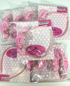 Motionwear Stirnband Rosa Rose Blumen 9 Stück - Bild 1 von 3