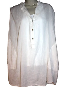 Loop Charmant Womens Ivory White Color Tunic Style Top/Swimsuit Cover Up – OS - Picture 1 of 4