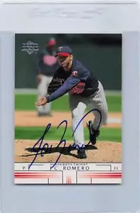 2002 Upper Deck #209 J.C. Romero Twins Signed Auto *G8663 - Picture 1 of 2