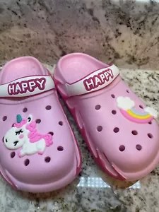 NEW Toddler Clogs Sandals Size 12 Pink Girl Boy Slip On - Picture 1 of 3