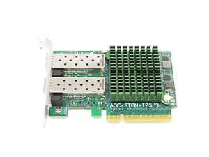 Supermicro Intel X520-DA2 Dual Port AOC-STGN-I2S Network Adapter Controller - Picture 1 of 6