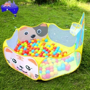 Toddler Ball Pool with Basketball Hoop Ocean Ball Pit for Toddlers Girls Boys - Picture 1 of 5