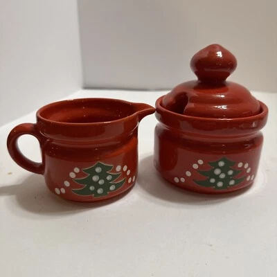 Waechterbach Árbol de Navidad Crema y Azúcar con Tapa con Alemania Daytons Foto 1 de 4