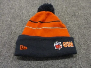 Chicago Bears Beanie Cap Hat Adult One Size Fitted Mens NFL New Era - Picture 1 of 5
