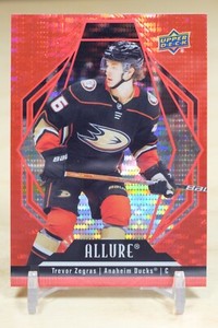 2022-23 Upper Deck Allure Red Rainbow #60 Trevor Zegras - Anaheim Ducks
