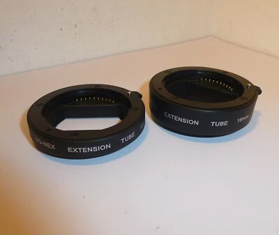 DG-NEX 10mm 16mm Automatic Extension Tube Adapter For Sony E Lens Camera  (CH) - Image 1 of 3