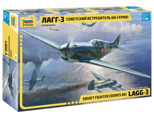 Zvezda 4833 WWII Soviet Fighter LaGG-3 (Serie 66) Scale Model 1:48 NEU OVP - Bild 1 von 6