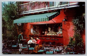 Post Card Pat O'Brien's Home Of The Hurricane Punch New Orleans, Louisiana