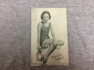 Arcade Exhibit Card Movie Star Dorothy Jordan Beach Photo
