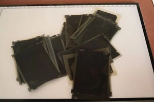 26 Negativos Antiguos - Tarjetas Autógrafos Fotografiadas - ¿años 60? - Imagen 1 de 10