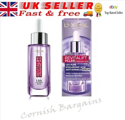 L'Oreal Revitalift FILLER 1.5% Pure Hyaluronic Acid ANTI-WRINKLE Serum 30 ml - Image 1 of 4