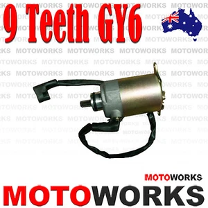 9 Teeth STARTER MOTOR FOR 125cc 150CC GY6 ATV QUAD BUGGY BIKE Go Kart - Picture 1 of 5