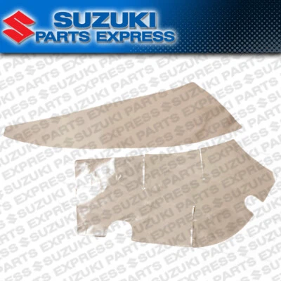 NEW 1996 - 2023 SUZUKI DR650SE OEM RH RIGHT SIDE FRAME COVER HEAT SHIELDS KIT - Image 1 of 4