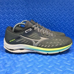 Mizuno Wave Rider 24 Womens Shoes Sz 11.5 Gray Running Walking Athletic Sneakers - Picture 1 of 12