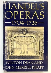 HANDEL'S OPERAS 1704-1726 - Winton Dean John Merrill Knapp Clarendon Press - Foto 1 di 2