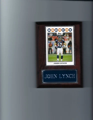 JOHN LYNCH PLAQUE FOOTBALL DENVER BRONCOS NFL    C Cover