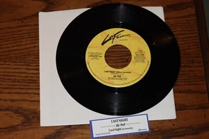 VINYL 45 RECORD AZ YET LAST NIGHT B/W INSTRUMENTAL UNPLAYED - Picture 1 of 2