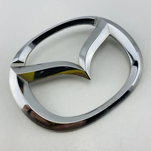 2001-2006 Mazda MPV Emblem Logo Symbol Badge Trunk Gate Rear Chrome OEM D42 - Picture 1 of 6