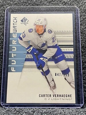 2019-20 SP Authentic - Future Watch - #204 Carter Verhaeghe **047/999** - Image 1 of 2