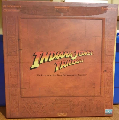 Laserdisc Indiana Jones Box 4 Disc incl. Making of Teil 1 Pal Dolby deutsch - Bild 1 von 4