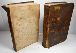antique 1828 Dwight's Sermons Volume 1 & 2 Timothy Dwight theology religion book - Imagen 1 de 22