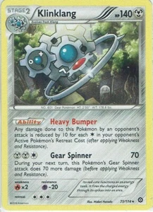 Pokemon Karte Card XY Dampfkessel Nr. 73/114 Klinklang Holo englisch - Bild 1 von 1