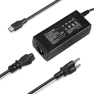 65W USB-C Dell Laptop Charger for Dell Latitude Type C UK AC Power Adapter - Picture 1 of 7