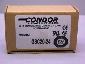 Condor GSC20-24 24V 20W .85A Performance Switching Power Supply New In Box - Picture 1 of 2