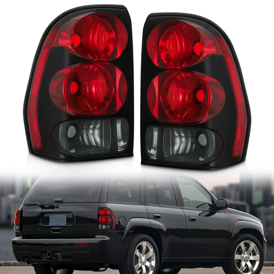 For 2002-2009 Chevy Trailblazer Trail Blazer Brake Tail Lights Signal Lamps Pair - Image 1 of 4
