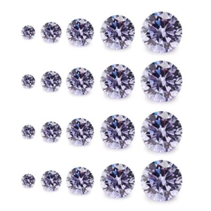 Lote de 7 mm 10 piezas de piedras preciosas sueltas de color lavanda natural camboyano certificado - Imagen 1 de 5