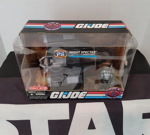 Night Specter GI JOE COBRA 25th Anniversary Attack on Island MIB New Cover