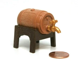 Playmobil Castle Pirate Viking "Wood" Beer Barrel Keg Stand Tap 3151 3285 3863 - Picture 1 of 1