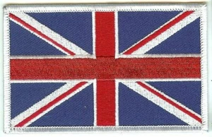 Bestickter Aufnäher Britische Flagge England Großbritannien Union Jack Pride P-0189 - Bild 1 von 3