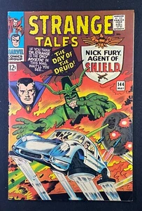 Strange Tales (1951) #144 en estado bastante bueno- (7,5) 1ª aplicación Druida/Jaspe Sitwell Fury Strange un - Imagen 1 de 2