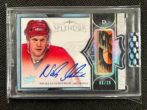 2017-18 Nicklas Lidstrom Upper Deck Splendor STK AUTO #BD-NL 8/36 - Picture 1 of 3